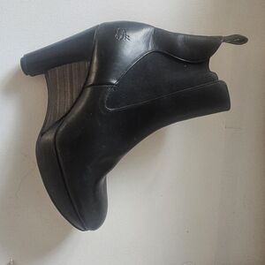 John Fluevog Black Heeled Boots